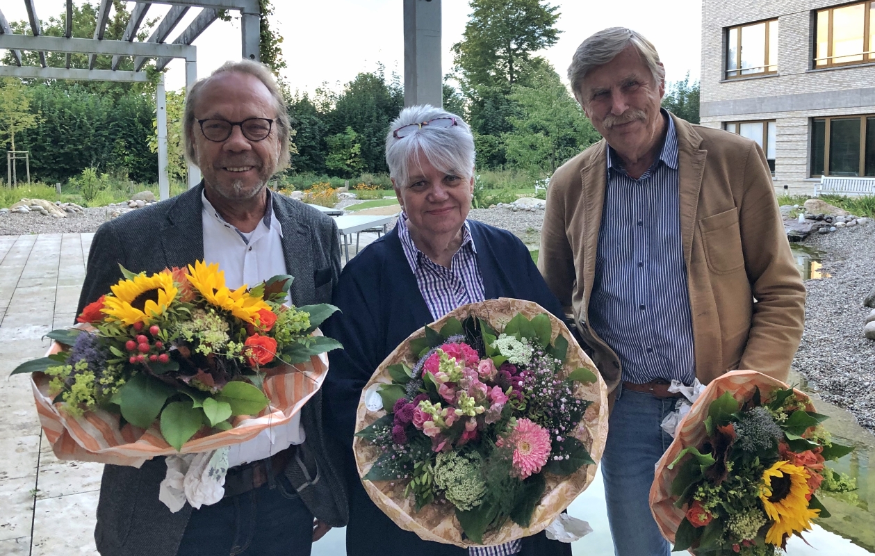 Die neuen Behindertenbeauftragten freuen sich auf die künftige Zusammenarbeit (von links): Thorsten Luckow, Jutta Altenhöner und Jürgen Bucksch | Foto: Gunda Züllich/Kreis Segeberg